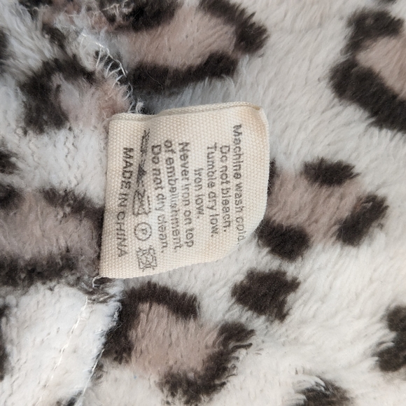 Nordic Fleece Oslo Leopard Print Fleece Pullover Size Small - Picture 7 of 7